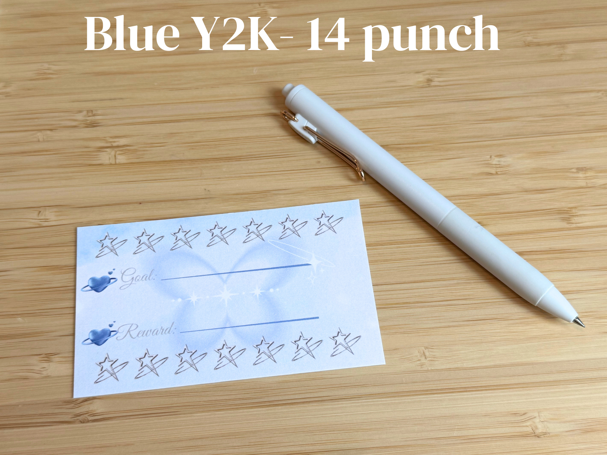 Goal Punch Card- Physical Set of 5 Cards Shipped by Mail - Image 8